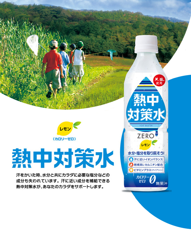 熱中対策水 レモン味[500ml]24本入