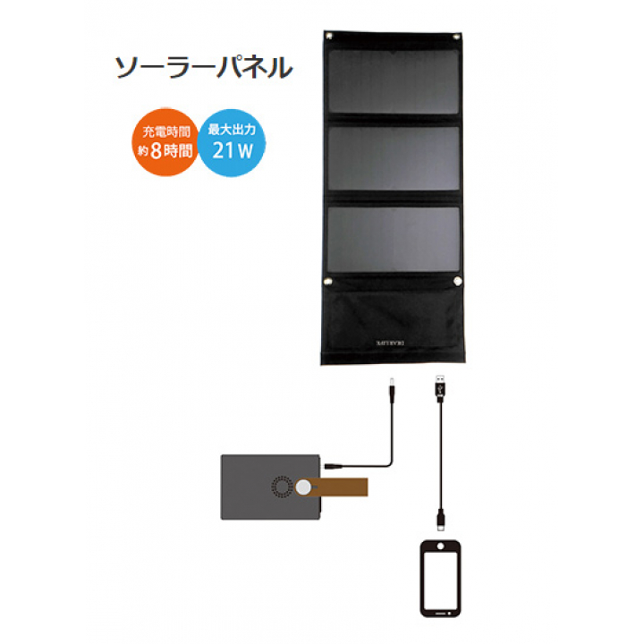 ポータブル 蓄電池 エナジープロS[LB-100/LBP-21] 専用ソーラーパネルセット